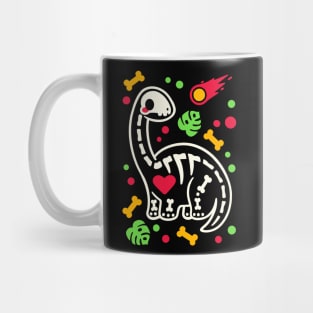 Brontosaurus skeleton Mug